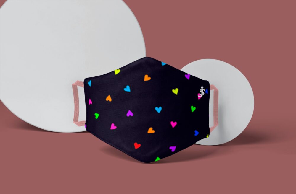Face Mask Kids style 2 cotton and chiffon and natural silk - Image 2