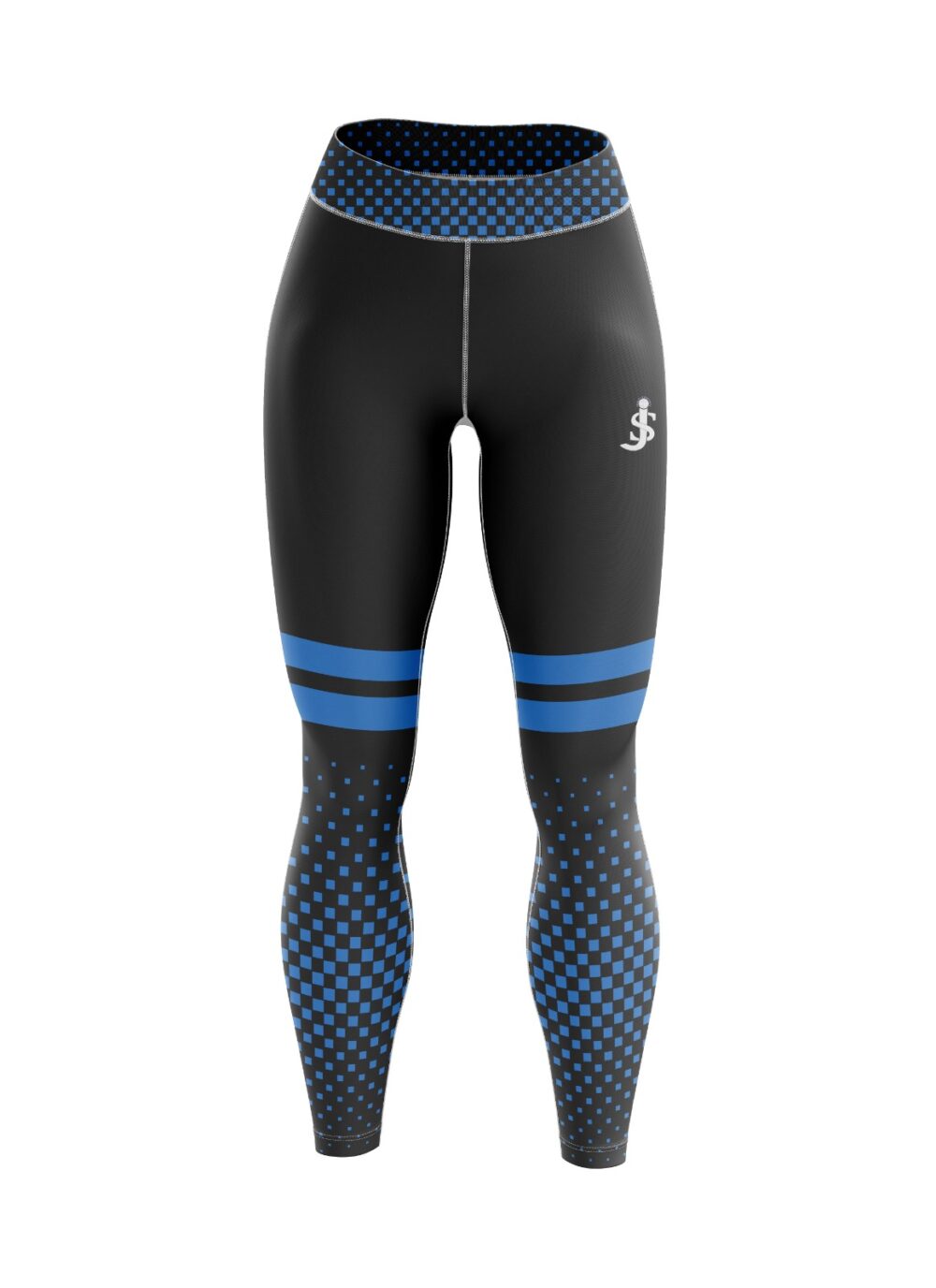 Leggings Black and Blue - Image 2
